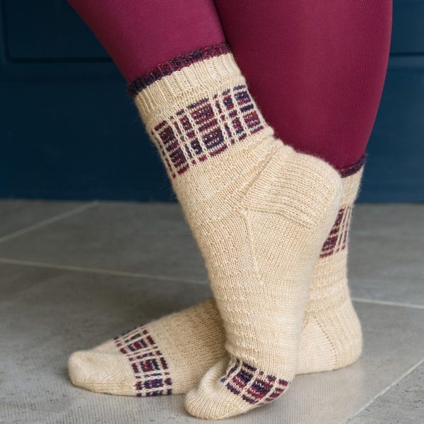 all butter socks with shortbread texture and tartan ribbons