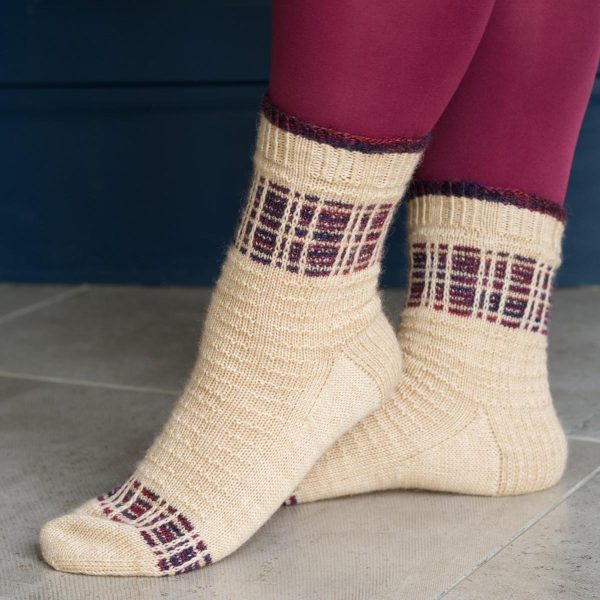 all butter socks with shortbread texture and tartan ribbons